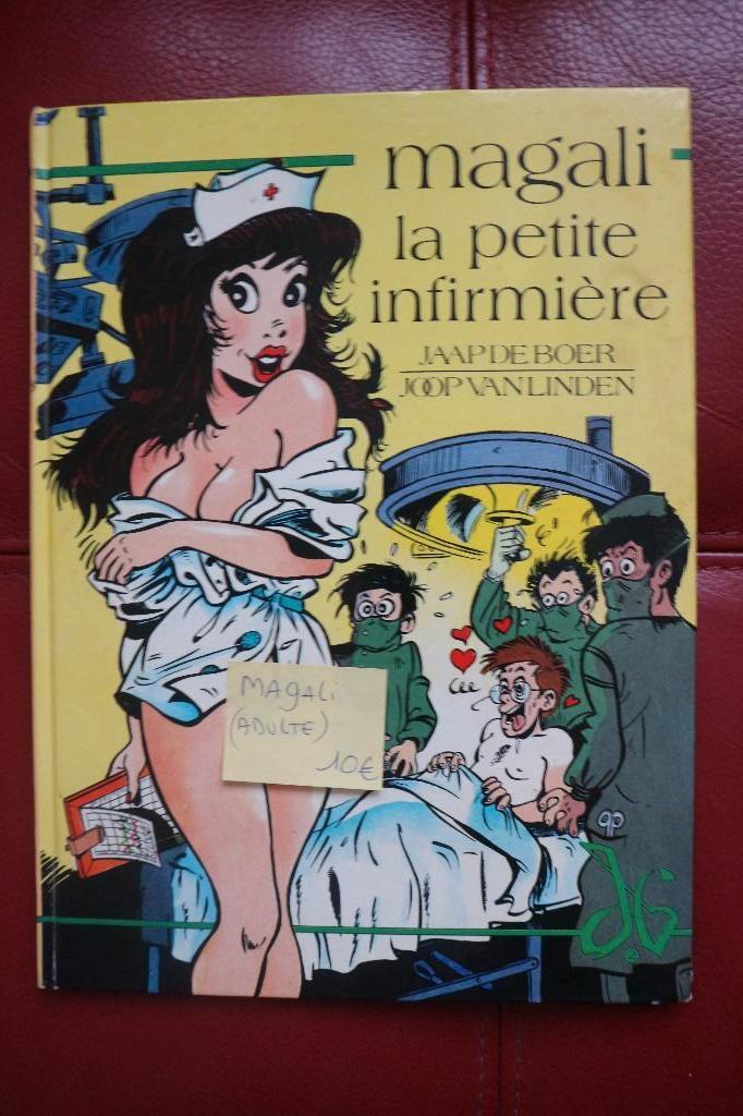 BD voor volwassenen MAGALI LA PETITE INFIRMIERE, Boeken, Stripverhalen, Eén stripboek, Ophalen of Verzenden