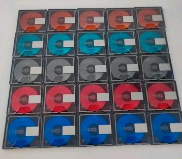  Pack van 25 Sony Color Shock Absorbing MiniDiscs - 80 min beschikbaar voor biedingen