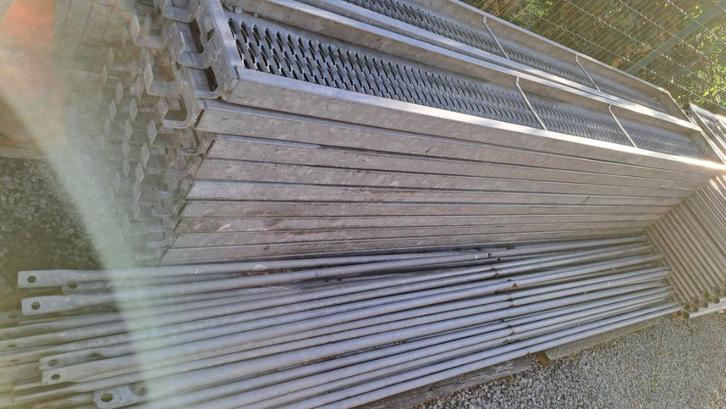 Gevelsteigers/stelling, Doe-het-zelf en Bouw, Steigers, Gebruikt, Gevelsteiger, Ophalen