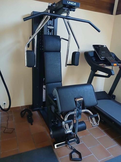 Unica, Technogym, station de musculation multifonctions, Sport en Fitness, Fitnessapparatuur, Zo goed als nieuw, Overige typen