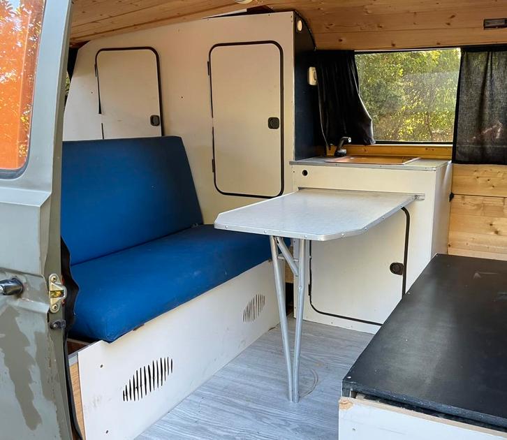 VW T3 Westfalia kast + tafel, Caravans en Kamperen, Mobilhome-accessoires, Gebruikt, Ophalen