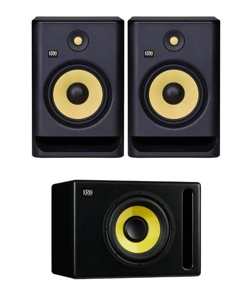Bewakingsluidsprekers met subwoofer., Audio, Tv en Foto, Luidsprekerboxen, Zo goed als nieuw, Subwoofer, 120 watt of meer, Overige merken