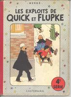 Les exploits de Quick et Flupke 4é serie - 1954., Gelezen, Eén stripboek, Ophalen of Verzenden, Herge