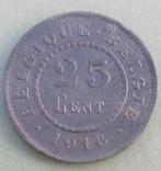 1916 25 centimes occupation allemande FRNL, Verzenden, Metaal, Losse munt