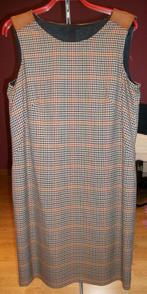 Te koop: Mooi jurkje met pied-de-poule, Esprit, 40, Kleding | Dames, Blauw, Zo goed als nieuw, Boven de knie, Esprit