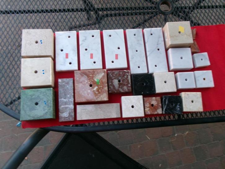 marmeren blokjes voor eigen creatie, Verzamelen, Mineralen en Fossielen, Ophalen