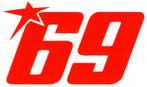 Nicky Hayden 69 MotoGP sticker #3, Motoren, Verzenden