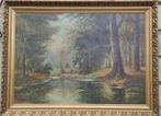 huile sur panneau signe raoul delbove, Ophalen