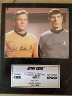 Photo dédicacée originale captain KIRK et officer SPOCK, Cd's en Dvd's, Dvd's | Tv en Series, Ophalen of Verzenden, Zo goed als nieuw