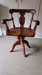 antieke eiken bureaustoel, Ophalen
