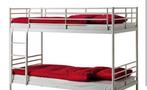Ikea Tromso stapelbed in wit metaal 200 x 90, Ophalen