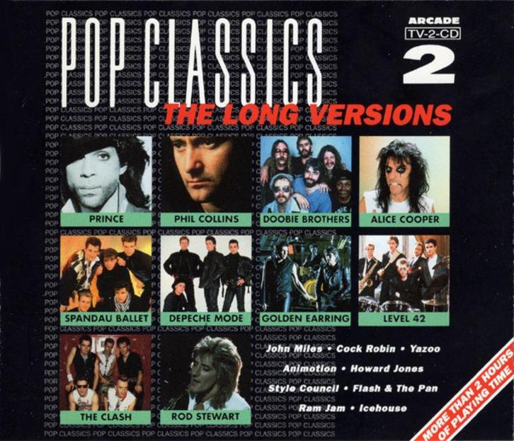 1627 - POP CLASSICS - THE LONG VERSIONS VOL.2 - 2CD - NIEUW, Cd's en Dvd's, Cd's | Rock, Nieuw in verpakking, Poprock, Verzenden