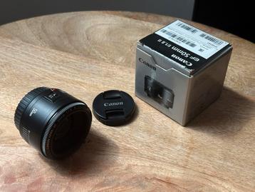 Canon 50 mm f/1.8 beschikbaar voor biedingen