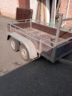 aanhangwagen dubbelasser 750 kg, Auto diversen, Ophalen, Gebruikt