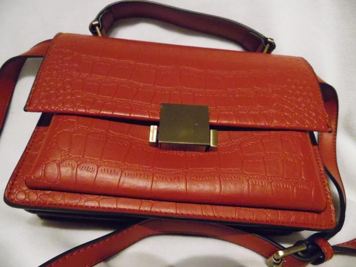 handtas, Handtassen en Accessoires, Tassen | Damestassen, Nieuw, Handtas, Rood, Ophalen of Verzenden