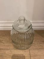 Mooie glazen voorraadpot, Ophalen, Zo goed als nieuw