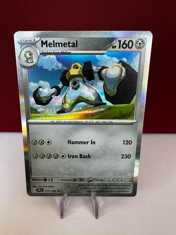 Melmetal holo - 117/162 - pokemon beschikbaar voor biedingen