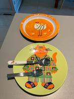 Kinderbordjes & bestekjes Hema, Kinderen en Baby's, Babyvoeding en Toebehoren, Ophalen
