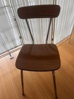 Chaise formica, Maison & Meubles, Vintage, Brun, Enlèvement, Utilisé