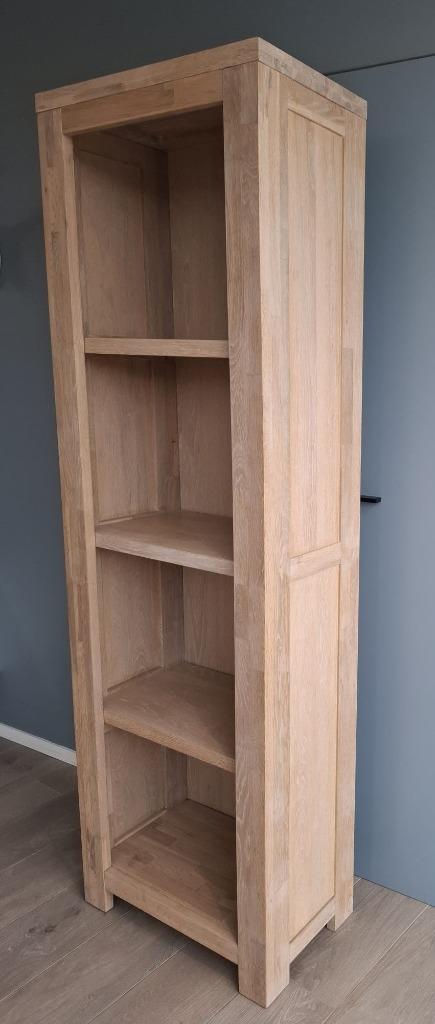 SET wit geoliede massieve eiken meubels perfect vr woonkamer, Huis en Inrichting, Complete inboedels, Ophalen