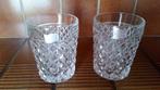 lot  de 2 verres à  whisky  en cristal, Ophalen