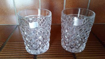 lot  de 2 verres à  whisky  en cristal beschikbaar voor biedingen