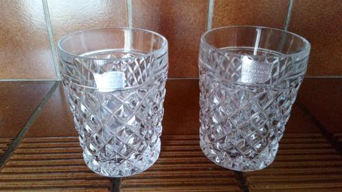 lot  de 2 verres à  whisky  en cristal, Antiek en Kunst, Antiek | Glaswerk en Kristal, Ophalen
