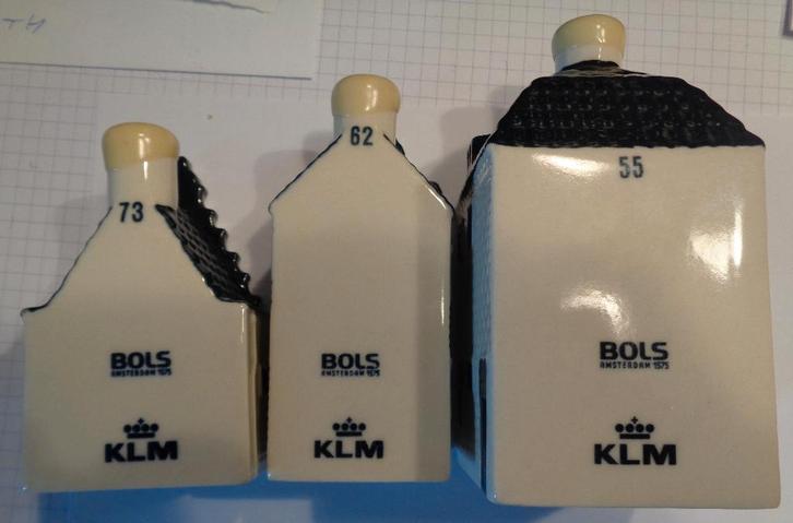 KLM huisjes 55 - 62  -73, Verzamelen, Sabenasouvenirs, Ophalen of Verzenden