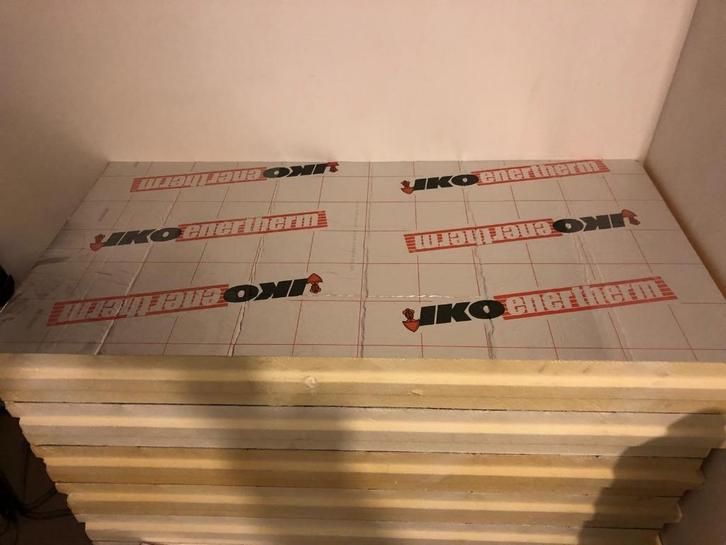 120x60x12 PIR isolatiepanelen, Doe-het-zelf en Bouw, Isolatie en Afdichting, Zo goed als nieuw, Vloerisolatie, Muurisolatie, Dakisolatie