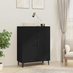 Dressoir 70x34x90 cm bewerkt hout zwart, Verzenden, Nieuw
