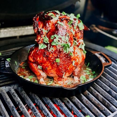 Gietijzeren Chickensitter, Huis en Inrichting, Keuken | Potten en Pannen, Nieuw, Overige typen, Gietijzer, Ophalen of Verzenden