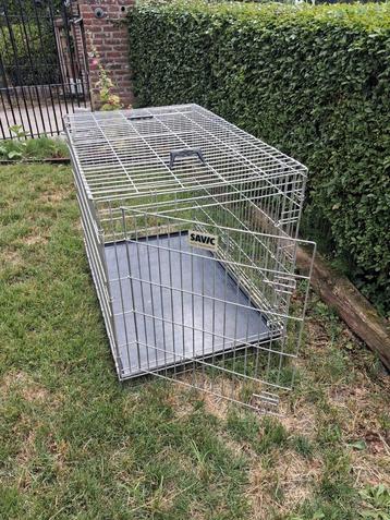 Savic dog residence - 122 cm - met vervoersbox  beschikbaar voor biedingen