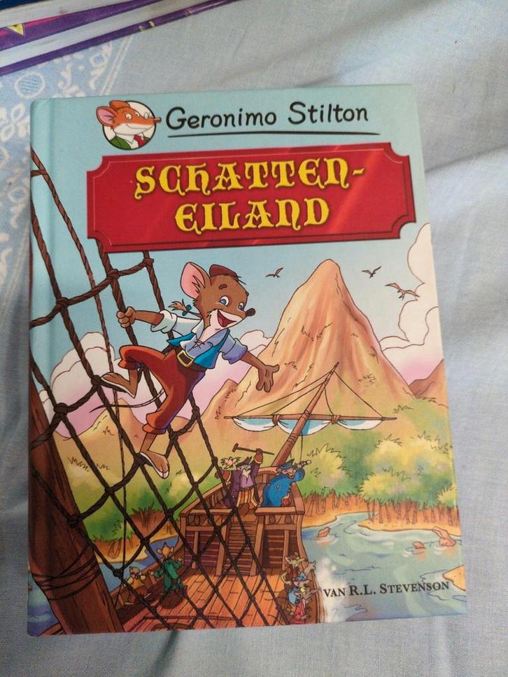 Schateiland Geronimo Stilton, Boeken, Kinderboeken | Jeugd | onder 10 jaar, Zo goed als nieuw, Ophalen