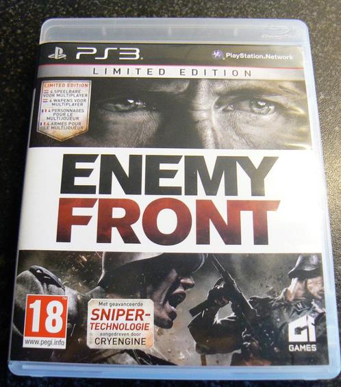 JEU PS3 ENNEMY FRONT NEUF, Games en Spelcomputers, Games | Sony PlayStation 3, Zo goed als nieuw, Avontuur en Actie, 3 spelers of meer