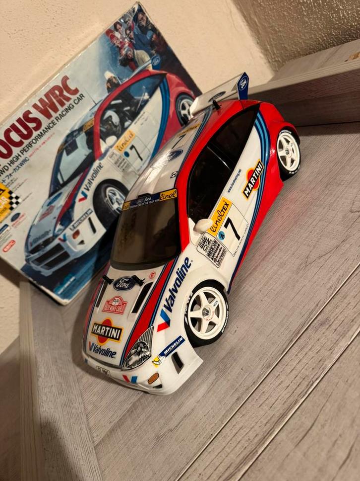 Tamiya ford focus wrc, Hobby en Vrije tijd, Modelbouw | Radiografisch | Auto's, Zo goed als nieuw, Ophalen