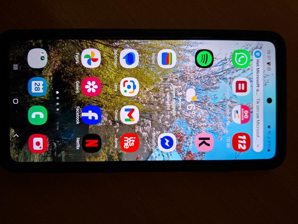 Samsung Smartphone Galaxy A52 zwart, Telecommunicatie, Mobiele telefoons | Samsung, Zwart, Touchscreen, Ophalen of Verzenden, Zo goed als nieuw