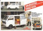 DAIHATSU MINIVAN 2 folders 1986, Ophalen of Verzenden, Zo goed als nieuw, Overige merken