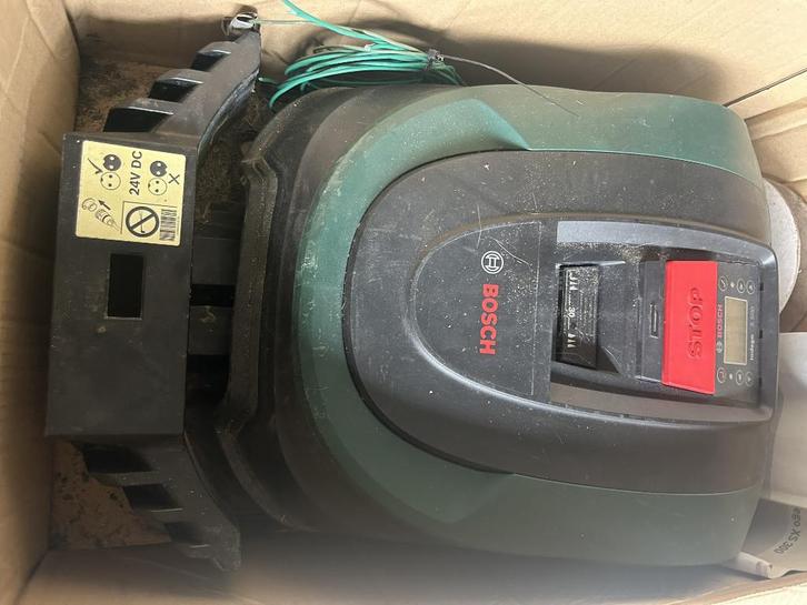 Tondeuse Robot Bosch Indego S500, Tuin en Terras, Robotmaaiers, Gebruikt, Minder dan 20 cm, Ophalen of Verzenden