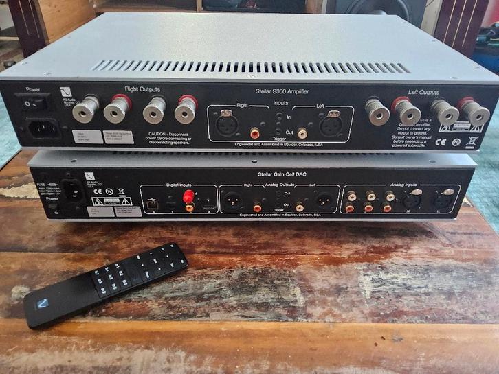 PS AUDIO Stellar s300 versterker met Gain Cell DAC, Audio, Tv en Foto, Versterkers en Ontvangers, Gebruikt, Stereo, 120 watt of meer