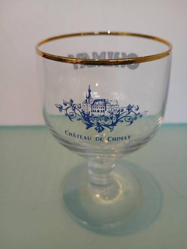 Proefglas op steel CHIMAY 17 cl Chateau de Chimay, Verzamelen, Biermerken, Zo goed als nieuw, Glas of Glazen, Overige merken, Ophalen of Verzenden