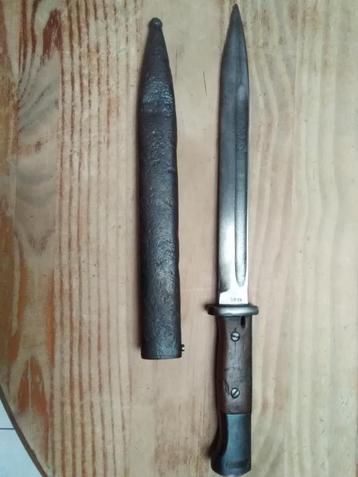 Vends baïonnette allemande model k98  beschikbaar voor biedingen