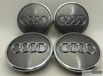 AUDI Logo Naafdop (set) ø 61 mm 4M0601170 Naafkap Grijs, Nieuw, Ophalen of Verzenden