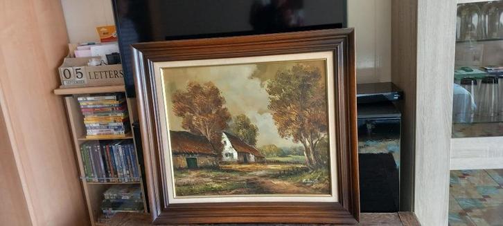 Orgineel olieverfschilderij / Heinrich Knauf., Antiek en Kunst, Kunst | Schilderijen | Klassiek, Ophalen