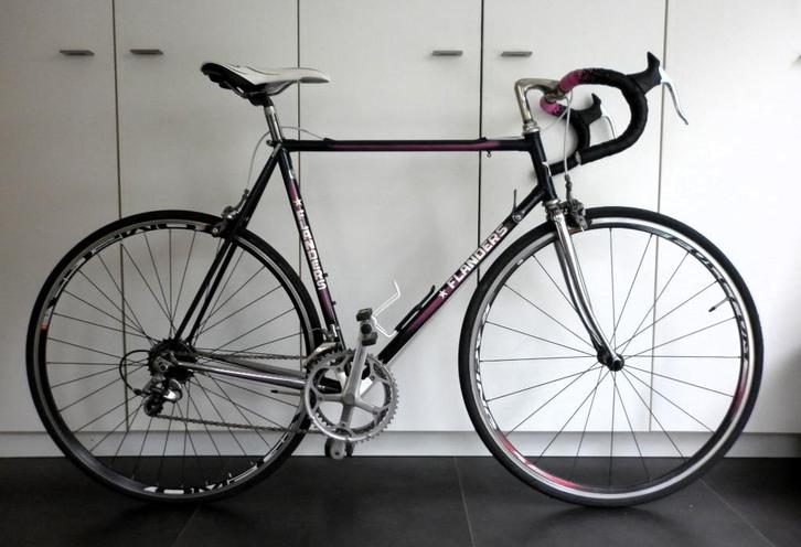 Retro koersfiets Flanders maat cc 54, Fietsen en Brommers, Fietsen | Racefietsen, Ophalen