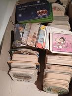 Doos bierkaarten  332 st diverse merken, Verzamelen, Biermerken, Ophalen, Gebruikt, Viltje(s), Overige merken