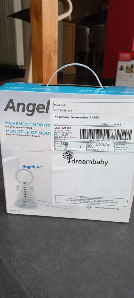 Angelcare bewegingsmonitor AC 300 alles inclusief, Kinderen en Baby's, Babyfoons, Zo goed als nieuw, Ophalen