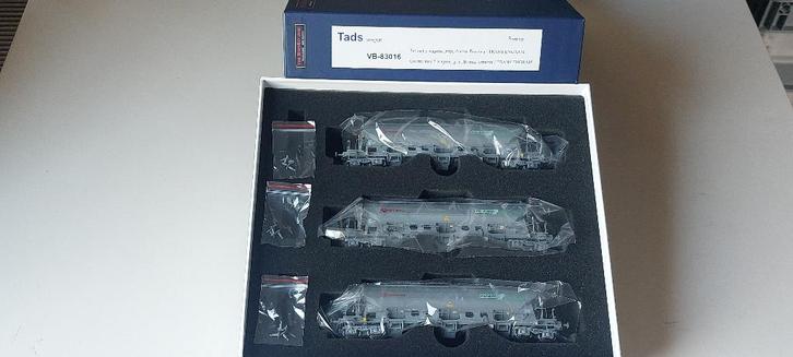 SNCB/NMBS VAN BIERVLIET SET TADS TRANSENGRAIS HO*DC VB83016, Hobby en Vrije tijd, Modeltreinen | H0, Nieuw, Treinset, Gelijkstroom