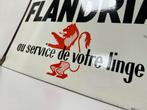 Enseigne publicitaire émaillée FLANDRIA, Enlèvement ou Envoi