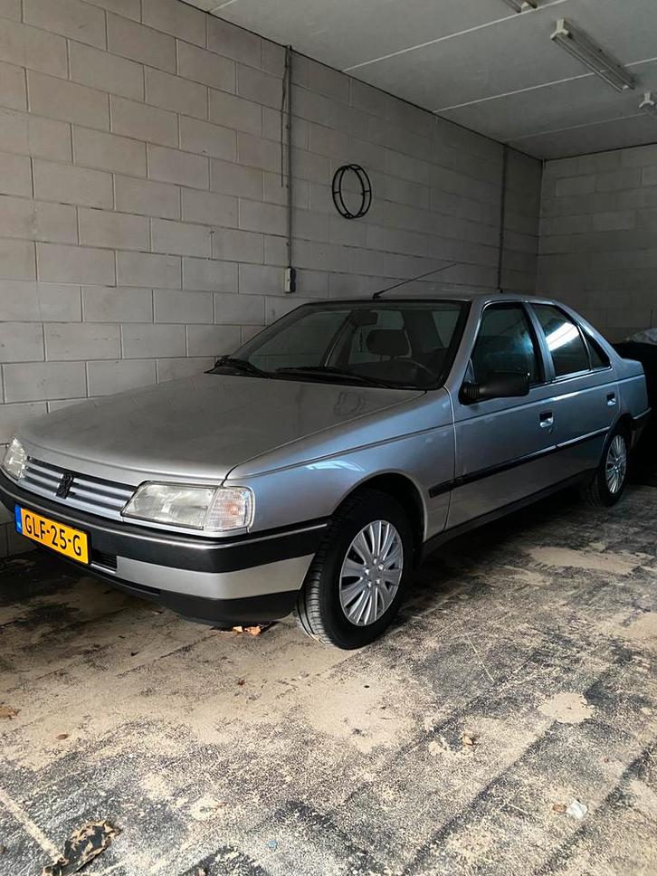 Peugoet 405 1.6 XRI 1994 grijs benzine, Auto's, Peugeot, Particulier, Benzine, Handgeschakeld, Zilver of Grijs, Grijs, Stof, Voorwielaandrijving