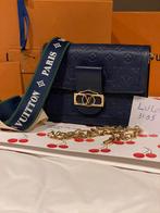 Louis Vuitton Dauphine Monopaname, Ophalen, Blauw, Leer